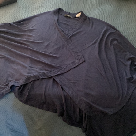 Banana Republic Navy poncho - Picture 2 of 2